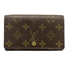 LOUIS VUITTON(ルイヴィトン) 2つ折り財布 モノグラム ポルト モネ・ビエ トレゾール M61730 レザー