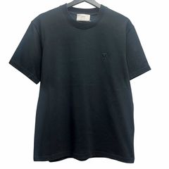 アミ アレクサンドル マテュッシ ami alexandre mattiussi オーガニックコットン ヘビージャージー Tシャツ M ブラック