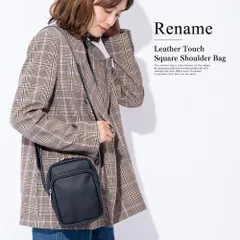 Rename レザータッチ スクエア ショルダーバッグ RSG20125のサムネイル