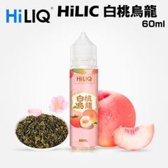 HiLIQ / 白桃烏龍 60ml ピーチウーロン茶 ハイリク リキッド お茶系 電子タバコ VAPE ベイプ ボトル 大容量 ニコチン0mg ニコチンゼロ 清涼剤 本体 禁煙 減煙