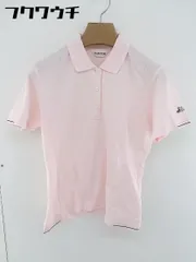 ◇ Black＆White ブラック＆ホワイト 半袖 ポロシャツ サイズ1 ピンク レディース  【中古】 【1112020000140】