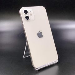 ▽ iPhone 12 mini 128GB ホワイト au 美品 ムスビー｜iPhone 12 mini 128GB バッテリー100％ ホワイト SIM