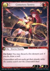 【中古】Grand Archive DOA Alter ・ EN - 122[R]：Cemetery Sentry