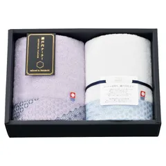 瀬戸内テーラー フェイスタオル2P パープル (TA-2504)