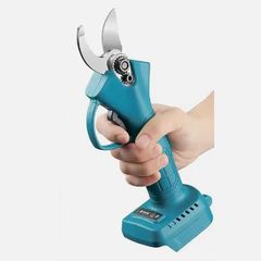 非売品  剪定ハサミ ブルー 互換 マキタ 充電式 コードレス 剪定ばさみ 電動 枝切り 鋏 21V 14.4V Makita 庭木