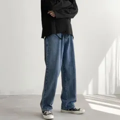 種類35：2XL/K：N639 ライトブルー メンズ ファッション 服 オシャレ シンプル 大人 かっこいい 大きいサイズ ストリート 紳士服 ストレート レッグ ジーンズ アメリカン カジュアル パンツ ワイド
