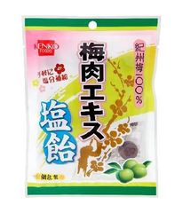 1001234-kf 梅肉エキス塩飴 70g 【健康フーズ】※14営業日以内に発送