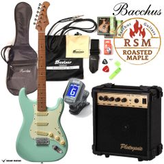 Bacchus バッカス BST-1-RSM/M SFG エレキギター 初心者セット ローステッドメイプル ネック 採用 ストラト タイプ ユニバース シリーズ エレキ BST1 RSM 入門