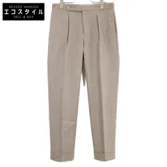 美品⭐︎GTA グレー SERGIO 48ワイドテーパードbeamsfパンツ GTA〉美脚効果が望めるウールパンツSERGIOモデル。｜ビームス