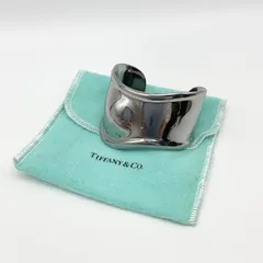 良品★Tiffany★ボーンカフ★右手★エルサペレッティ★バングル TIFFANY ティファニー スモール ボーン カフ 右手用 エルサ