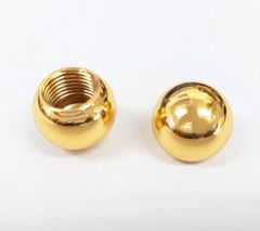 送料無料☆シャンデリア補修☆Ｍ10袋ナットゴールドメッキ金メッキ2個セットFN-0007