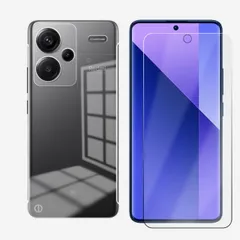 [PC1-J] Xiaomi Redmi note13 pro+ 5G 対応 ケース 透明 クリア ポリカーボネイト製 (PC) 無地 カメラレンズ全面保護 サイドカット スマホカバー Redminote13pro+ シャオミ  スマホ ケース