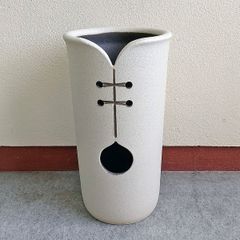 陶器傘立て 古信楽千段傘立 信楽焼 ヤマタツ陶業 TK-612 水抜き穴あり