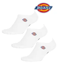 新品 未使用ディッキーズ Dickies 3足セット ロゴ刺繍底パイル レディース ソックス 517089【メール便】 Aホワイト