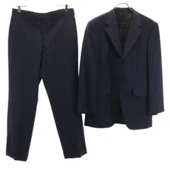 最高級生地ロロピアーナ Paul Smith スーツ ストライプ グレー M