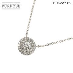 ティファニー TIFFANY&CO. ソレスト ダイヤ ネックレス 44cm Pt プラチナ Soleste Diamond Necklace 90249512