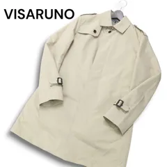 VISARUNO　フード付きハーフコート　LLサイズ　黒　日本製 ラクチンすっきりコート(吸湿発熱機能⁄裏地着脱仕様⁄ステンカラー