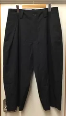 極美品 24SS⭐️Y's for men ドロストワークパンツ コットン 黒 2025年最新】Yohji Yamamoto メンズ ワークパンツ・カーゴパンツ