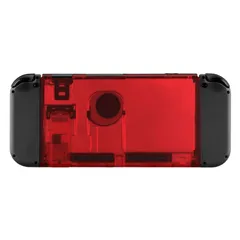 【新着商品】eXtremeRate Switchコンソールに対応用DIY背面ハウジングシェル、キックスタンド付き‐ジョイコンのシェルは含まれていません【クリアレッド】