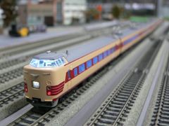 *もけいや松原* 車掌室灯＆室内灯付 カトー 10-1868&28-184 381系100番台くろしお 基本6両セット まほろば・しなのヘッドマーク交換済み