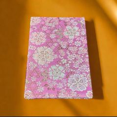 西陣織 御朱印帳 桜 ピンク紫