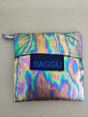 新品未使用]BAGGU ミニサイズ メタリック レインボー - メルカリ