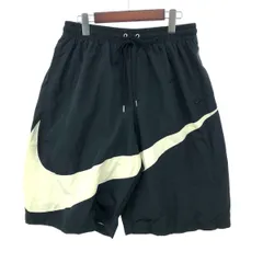 NIKE ナイキ スウッシュウーブンショートパンツ サイズ:XL  FB7870-010   ブラック メンズ / 240001161732