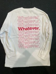 FLATLUX フラットラックスロングスリーブwhatever.Tシャツ　Lサイズ