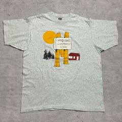 90s USA製 マクドナルド パロディt コメディt グラフィックt ビンテージt 袖裾シングル FRUIT OF THE LOOM 古着