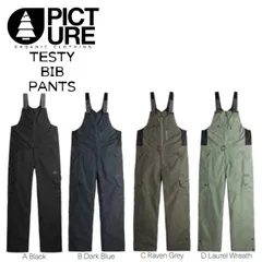 ピクチャー ウェア ビブパンツ 23-24 PICTURE TESTY BIB PANTS MPT143 テスティ スキー スノーボード ウェア パンツ 日本正規品のサムネイル