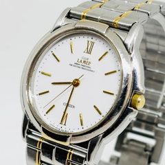 CITIZEN 新品電池 美品 腕時計 メンズ ファルコン Q&Q ゴールド - メルカリ