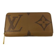 LOUIS VUITTON ルイヴィトン モノグラム・ジャイアント リバース・ジッピーウォレット・ラウンドファスナー長財布/M69353【♀】【B】【レディース】★■584293【中古】