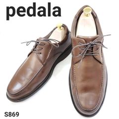 アシックス ペダラ【GORE-TEX】25.0 シボ革 ウォーキングシューズ 茶