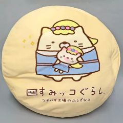 [중고] 쿠션 본체 고양이 떡 떡 라운드 쿠션 XL [영화 스밋코구라시 츠기하기 공장의 신비한 코]