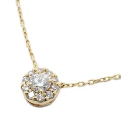 VENDOME AOYAMA ヴァンドーム青山 ガーランド ネックレス K18YG/ダイヤモンド0.12ct【いおき質店】