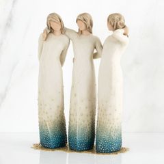 ウィローツリー彫像 By my side - 私のとなりで 23.5cm 3人組 大人の女性 | おしゃれ 置物 彫刻 人形 インテリア スーザン･ローディ 正規輸入品