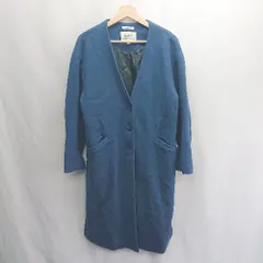 ◇ ⊇ niko and … ニコアンド 長袖 コート サイズ3 ブルー レディース E  【1502180078545】