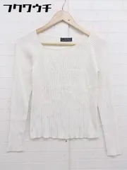 ◇ green label relaxing グリーンレーベル UNITED ARROWS コットン ニット 長袖 セーター 表記なし ホワイト レディース  【1109100019949】