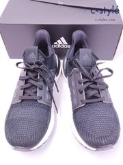 V952 [人気] adidas アディダス スニーカー 26.5cm ブラック UltraBOOST 19 RUNNING COURSE A PIED G54009 | Q★