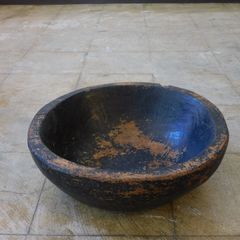 伝統工芸 仙台 堤焼き 直径35cm大鉢 メダカ 釉薬 骨董品 インテリア