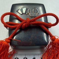 ボンボニエール 純銀鶴亀三越100g 足込最大幅約6.8㎝東Y8-0507☆1F ボンボニエール 純銀鶴亀三越100g 足込最大幅約6.8㎝東Y8-0507☆1F