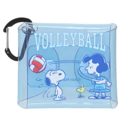 【メール便】スヌーピー ミニポーチ クリアマルチSS バレーボール ピーナッツ マリモクラフト 小物入れ キャラクター グッズ 