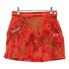 サイズ：M OAKLEY オークリー FOA500533 2023年モデル スカート デジカモ 迷彩柄 オレンジ系 [240101496927] ゴルフウェア レディース ストスト
