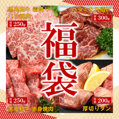 送料無料 焼肉セット 福袋 1㎏ 黒毛和牛 焼肉【３】