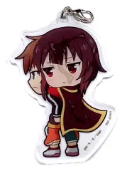 【中古】キーホルダー・マスコット(キャラクター) カズマ＆めぐみん アクリルチャーム 「一番くじ この素晴らしい世界に祝福を! さぁ、私と一緒に爆裂道を歩もうじゃないですか!」 D賞