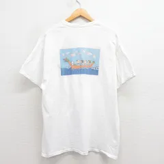 XL/古着 半袖 ビンテージ Tシャツ メンズ 00s ピーナッツ スヌーピー コットン クルーネック 白 ホワイト 25aug27 中古