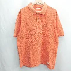 ◇ ⊂ BAYFLOW ベイフロー ワンポイント 半袖 ポロシャツ サイズ4 ブラッドオレンジ メンズ E  【1501230012140】のサムネイル