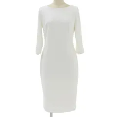 カルバンクライン CalvinKlein ワンピース 綺麗 シルエット サイズ4 白 ホワイト レディース [291420]