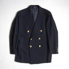 ラルフローレン濃紺ジャケット11号98%ポリウレタン2%いぶし金ボタンポケット4 ラルフローレン濃紺ジャケット11号98%ポリウレタン2%いぶし金