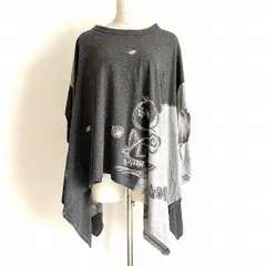 極美品⭐センソユニコ慈雨　チュニック ロング丈　アシメトリー　刺繍  40L 極美品⭐センソユニコ慈雨チュニック ロング丈アシメトリー刺繍 40L